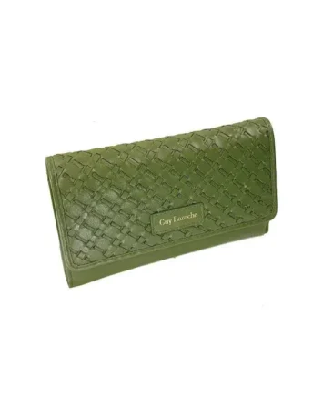 Δερμάτινο Γυναικείο Πορτοφόλι Guy Laroche 23913-green Πράσινο