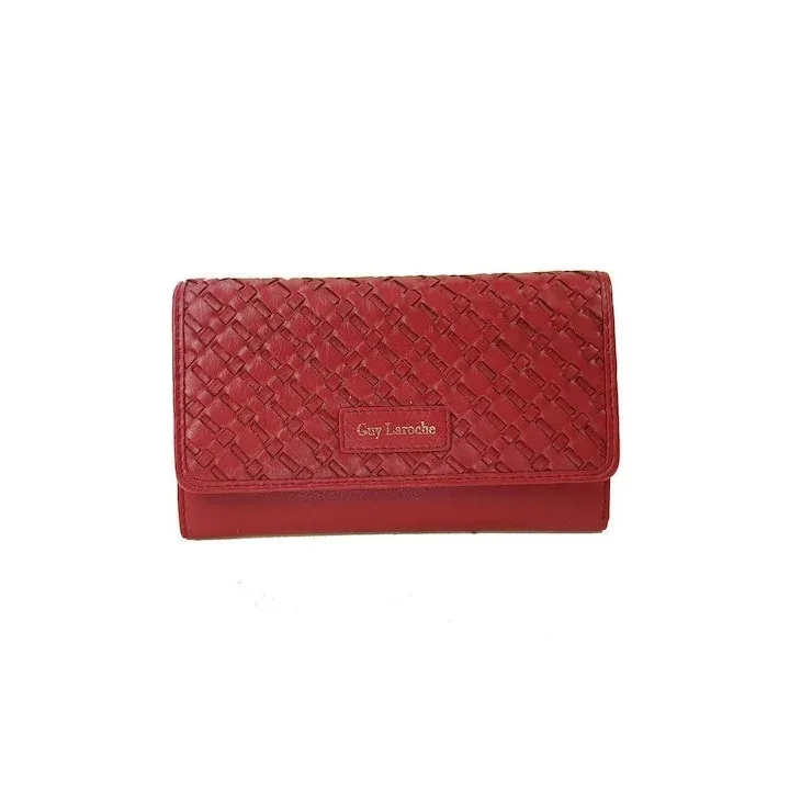 Δερμάτινο Γυναικείο Πορτοφόλι Guy Laroche 23913-red Κόκκινο 19 Δερμάτινο Γυναικείο Πορτοφόλι Guy Laroche 23913-red Κόκκινο Δέρμα 19