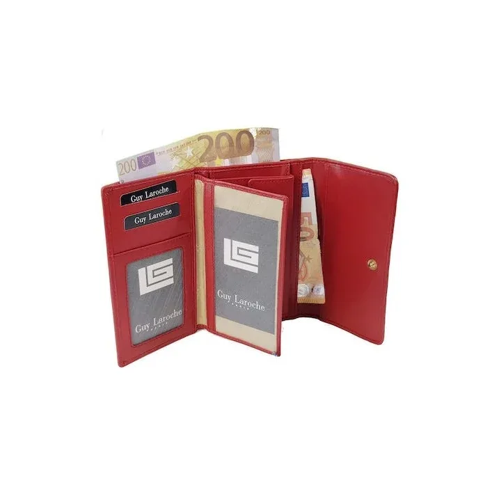 Δερμάτινο Γυναικείο Πορτοφόλι Guy Laroche 23913-red Κόκκινο 24 Δερμάτινο Γυναικείο Πορτοφόλι Guy Laroche 23913-red Κόκκινο Δέρμα 24