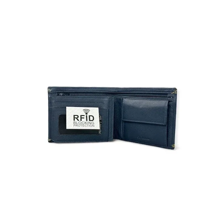 Guy Laroche Δερμάτινο Ανδρικό Πορτοφόλι με RFID Μπλε 38203 15 Guy Laroche Δερμάτινο Ανδρικό Πορτοφόλι με RFID Μπλε 38203 Αντρικά είδη 15