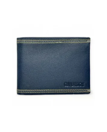 Guy Laroche Δερμάτινο Ανδρικό Πορτοφόλι με RFID Μπλε 38203