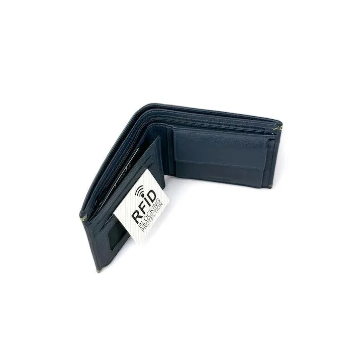 Guy Laroche Δερμάτινο Ανδρικό Πορτοφόλι με RFID Μπλε 38203 17 Guy Laroche Δερμάτινο Ανδρικό Πορτοφόλι με RFID Μπλε 38203 Αντρικά είδη 17