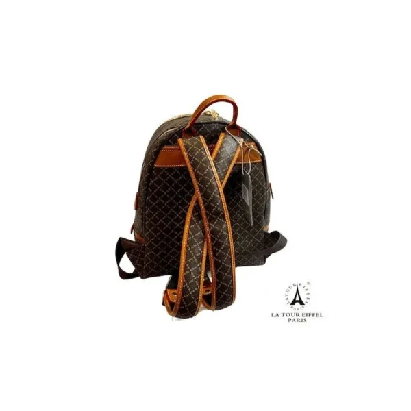 La tour Eiffel N171-221013-1D Γυναικεία Τσάντα Πλάτης Καφέ Νέες Αφίξεις 26