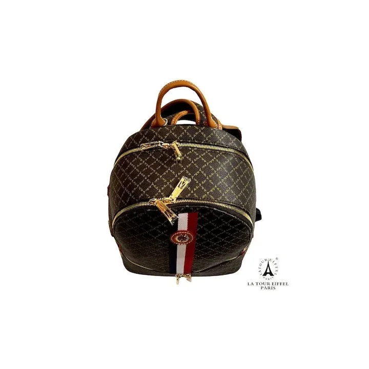 La tour Eiffel N171-221013-1D Γυναικεία Τσάντα Πλάτης Καφέ 25 La tour Eiffel N171-221013-1D Γυναικεία Τσάντα Πλάτης Καφέ Νέες Αφίξεις 25