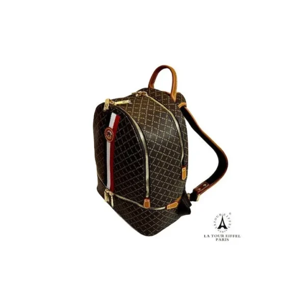 La tour Eiffel N171-221013-1D Γυναικεία Τσάντα Πλάτης Καφέ Νέες Αφίξεις 24