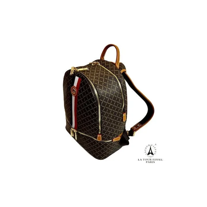 La tour Eiffel N171-221013-1D Γυναικεία Τσάντα Πλάτης Καφέ 24 La tour Eiffel N171-221013-1D Γυναικεία Τσάντα Πλάτης Καφέ Νέες Αφίξεις 24