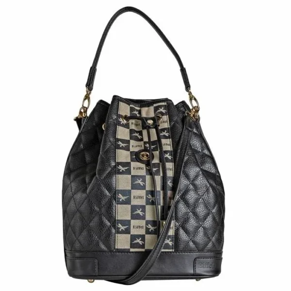 La tour Eiffel NJ35-10075LB Σετ Γυναικείο Πουγκί ‘Ωμου Μαύρο Γυναικείες τσάντες 37