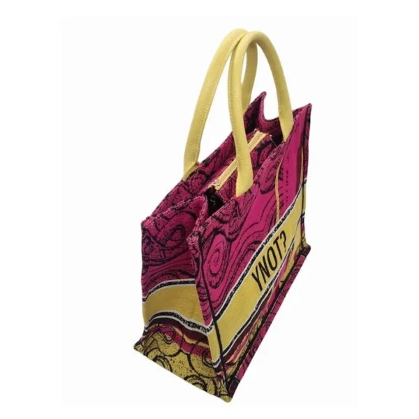 Y Not? ENE-001S3 Γυναικεία Τσάντα Shopper Ώμου Φούξια Γυναικείες τσάντες 6