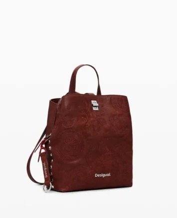 DESIGUAL ΣΑΚΙΔΙΟ ΠΛΑΤΗΣ 24WAKP02/6011 ΚΑΦΕ