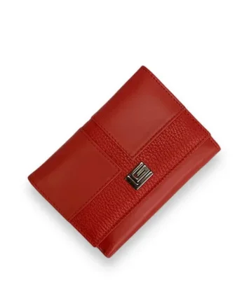 GUY LAROCHE Δερμάτινο Γυναικείο Πορτοφόλι με RFID 24216 σε Κόκκινο Χρώμα