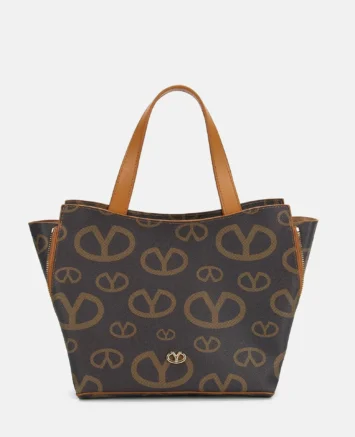 YNOT?  ΤΣΑΝΤΑ ΙΤΑΛΙΑΣ  BROWN YNOT?  ΤΣΑΝΤΑ ΙΤΑΛΙΑΣ  BROWN Γυναικεία Τσάντα Χειρός