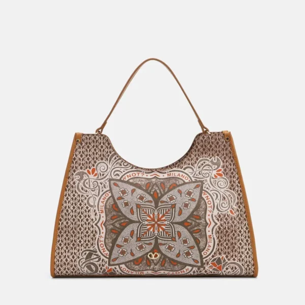 YNOT? ΤΣΑΝΤΑ TOTE ART.FLW-705S5 ΜΠΕΖ Γυναικείες τσάντες 3