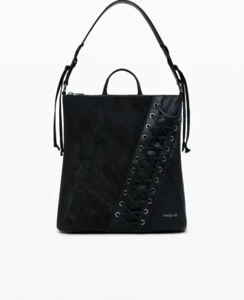 DESIGUAL ΣΑΚΙΔΙΟ ΠΛΑΤΗΣ 25WAKP122000U ΜΑΥΡΟ