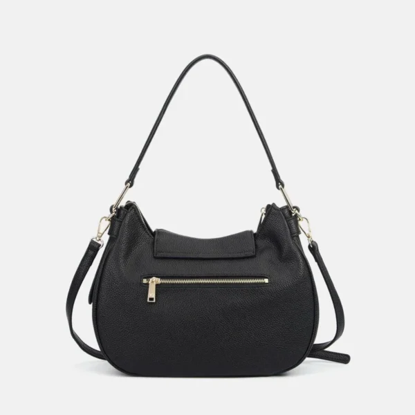 YNOT?  ΤΣΑΝΤΑ ΩΜΟΥ ΙΤΑΛΙΑΣ  HAR005F6 BLACK Γυναικείες τσάντες 13