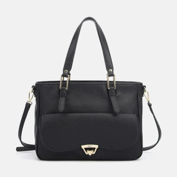 YNOT? ΤΣΑΝΤΑ ΩΜΟΥ ΙΤΑΛΙΑΣ HAR007F6 BLACK Γυναικείες τσάντες 5