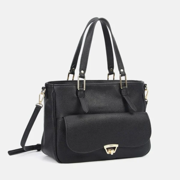YNOT? ΤΣΑΝΤΑ ΩΜΟΥ ΙΤΑΛΙΑΣ HAR007F6 BLACK Γυναικείες τσάντες 6