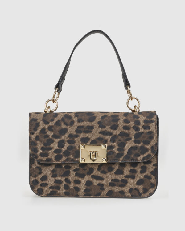 VERDE ΓΥΝΑΙΚΕΙΑ ΤΣΑΝΤΑ ΧΙΑΣΤΙ 16-0008184 ANIMAL PRINT ΚΑΦΕ Γυναικείες τσάντες 13
