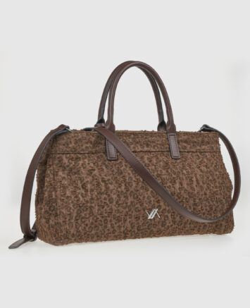 VERDE ΓΥΝΑΙΚΕΙΑ ΤΣΑΝΤΑ ΧΕΙΡΟΣ 16-0008237  ΚΙΝ ANIMAL PRINT