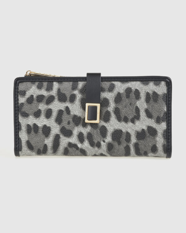 VERDE ΓΥΝΑΙΚΕΙΟ ΠΟΡΤΟΦΟΛΙ 18-0001559 ANIMAL PRINT ΜΑΥΡΟ Νέες Αφίξεις 7