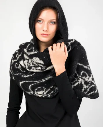 ANEKKE ΠΑΣΜΙΝΑ ΜΕ ΚΟΥΚΟΥΛΑ ΙΣΠΑΝΙΑΣ 41480-233  ΑΣΠΡΟΜΑΥΡΟ