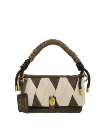 LE PANDORINE ΤΣΑΝΤΑΚΙ ΧΙΑΣΤΙ/ΩΜΟΥ PF2518B12 ΕΚΡΟΥ/ΛΑΔΙ