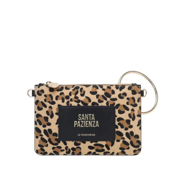 LE PANDORINE ΤΣΑΝΤΑ ΧΕΙΡΟΣ/ΧΙΑΣΤΙ PF254B565 ANIMAL PRINT Βραδινό 3
