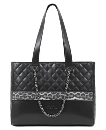 DOCA  ΤΣΑΝΤΑ  ΩΜΟΥ  ΜΑΥΡΗ 23003 Γυναικείες τσάντες