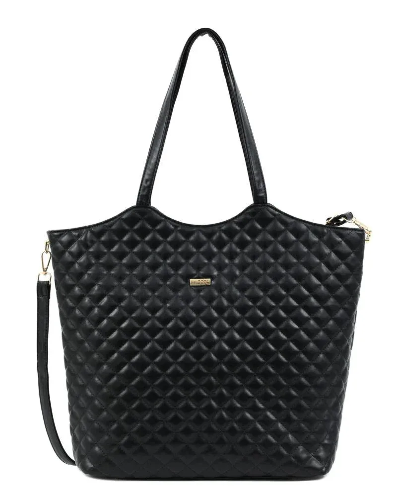 DOCA  ΤΣΑΝΤΑ ΩΜΟΥ ΚΑΠΙΤΟΝΕ ΜΑΥΡΗ 22251 37 DOCA  ΤΣΑΝΤΑ ΩΜΟΥ ΚΑΠΙΤΟΝΕ ΜΑΥΡΗ 22251 Γυναικείες τσάντες 37