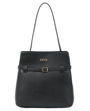 DOCA  ΤΣΑΝΤΑ ΩΜΟΥ ΜΑΥΡΗ 22917 Γυναικείες τσάντες