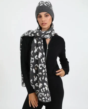 DOCA  ΚΑΣΚΩΛ ΛΕΟΠΑΡ ΓΚΡΙ/ΑΣΠΡΟ 58690