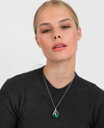 DOCA  ΚΟΛΙΕ  ΠΡΑΣΙΝΟ ΔΑΚΡΥ ΜΕ ΣΤΡΑΣ 81835