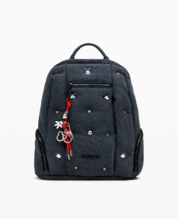 DESIGUAL ΣΑΚΙΔΙΟ ΠΛΑΤΗΣ 25WAKD042070U ΜΑΥΡΟ Γυναικείες τσάντες