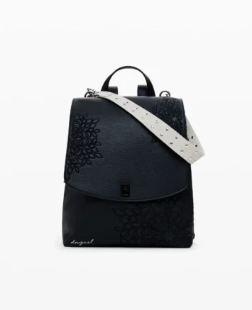 DESIGUAL ΣΑΚΙΔΙΟ ΠΛΑΤΗΣ  25WAKP192000U ΜΑΥΡΟ Γυναικείες τσάντες