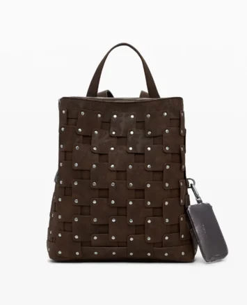 DESIGUAL ΣΑΚΙΔΙΟ ΠΛΑΤΗΣ 25WAKP39 ΚΑΦΕ Γυναικείες τσάντες