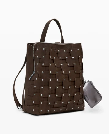 DESIGUAL ΣΑΚΙΔΙΟ ΠΛΑΤΗΣ 25WAKP39 ΚΑΦΕ