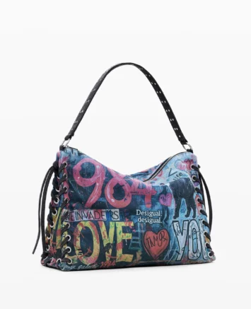 DESIGUAL ΤΣΑΝΤΑ ΩΜΟΥ  25WAXD239019U ΠΟΛΥΧΡΩΜΗ