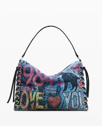 DESIGUAL ΤΣΑΝΤΑ ΩΜΟΥ  25WAXD239019U ΠΟΛΥΧΡΩΜΗ