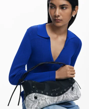 DESIGUAL ΤΣΑΝΤΑ ΧΕΙΡΟΣ/ΧΙΑΣΤΙ 25WAXP292000U ΜΑΥΡΟ