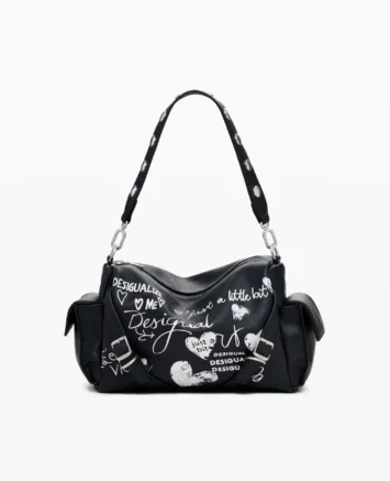 DESIGUAL ΤΣΑΝΤΑ ΩΜΟΥ/ΧΙΑΣΤΙ 25WAXPA62000U ΜΑΥΡΟ