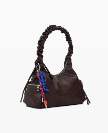 DESIGUAL ΤΣΑΝΤΑ ΩΜΟΥ 25WAXPAY6009U ΚΑΦΕ