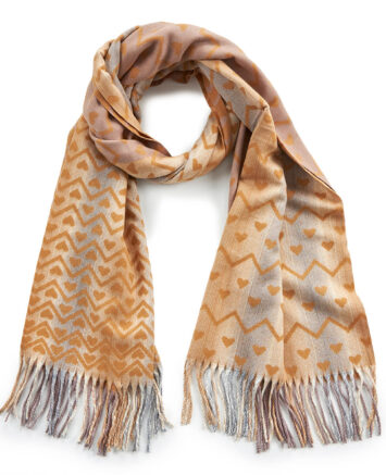 Verde Γυναικείο Κασκόλ 06-1097 Καμηλό