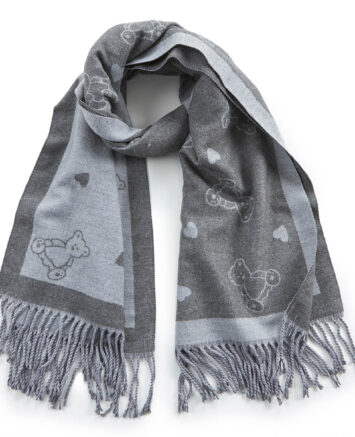 Verde Γυναικείο Κασκόλ 06-1104 Γκρι