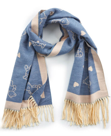 Verde Γυναικείο Κασκόλ 06-1104 Μπλε