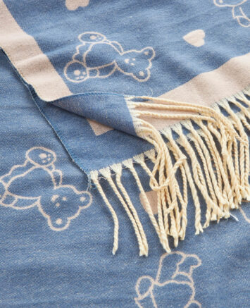 Verde Γυναικείο Κασκόλ 06-1104 Μπλε