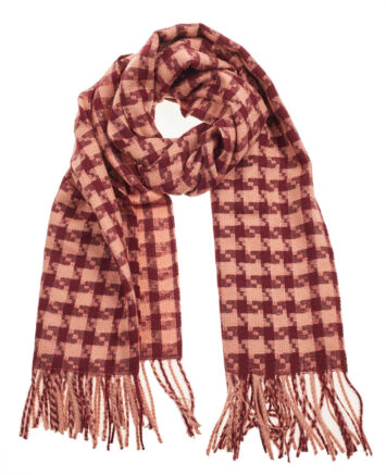 Verde Γυναικείο Κασκόλ 06-1131 Μπορντό