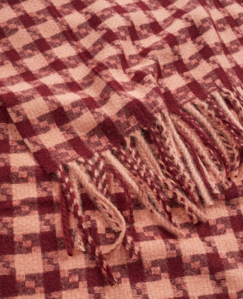 Verde Γυναικείο Κασκόλ 06-1131 Μπορντό