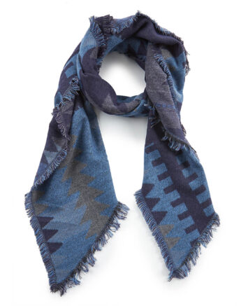 Verde Γυναικείο Κασκόλ 06-1135 Μπλε