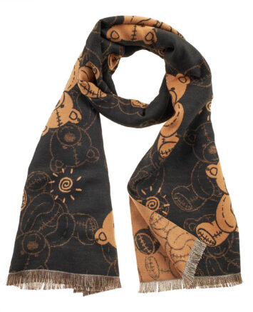 Verde Γυναικείο Κασκόλ 06-1150 Μαύρο