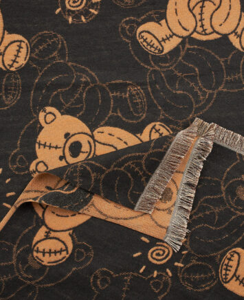 Verde Γυναικείο Κασκόλ 06-1150 Μαύρο