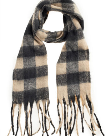 Verde Γυναικείο Κασκόλ 06-1153 Μαύρο